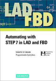 Cover of: Automating with STEP 7 in LAD and FBD by Hans Berger