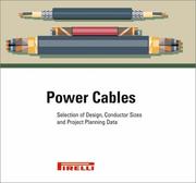 Cover of: Power Cables (CD-ROM): Selection of Design, Conductor Sizes and Project Planning Data