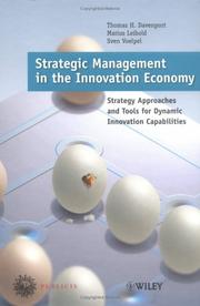 Cover of: Strategic Management in the Innovation Economy by Thomas H. Davenport, Marius Leibold, Sven C. Voelpel