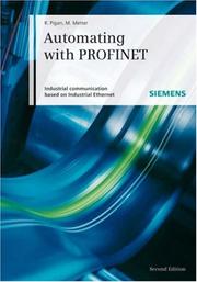 Cover of: Automating with PROFINET by Raimond Pigan, Mark Metter
