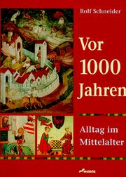 Cover of: Vor 1000 Jahren by Rolf Schneider