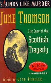 Cover of: The Case of the Scottish Tragedy: Sounds Like Murder, Vol. I (Sounds Like Murder)