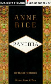 Cover of: Pandora  by Anne Rice