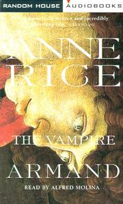 Cover of: The Vampire Armand  by Anne Rice