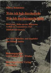 Cover of: Woss ich hob durchgelebt = by Klara Schächter