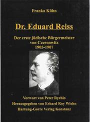 Dr. Eduard Reiss by Franka Kühn, Franka Kühn, Franka Kühn