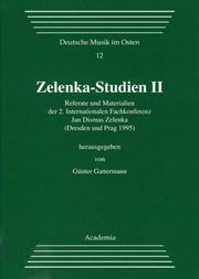 Cover of: Zelenka-Studien (Deutsche Musik im Osten)