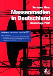 Cover of: Massenmedien in Deutschland