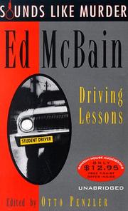 Cover of: Driving Lessons: Sounds Like Murder, Volume III (Sounds Like Murder)