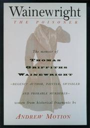 Cover of: Wainewright the poisoner