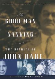 Cover of: The good man of Nanking: the diaries of John Rabe