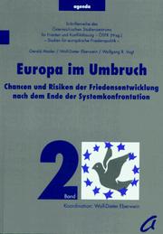 Cover of: Europa im Umbruch by Koordination, Wolf-Dieter Eberwein.