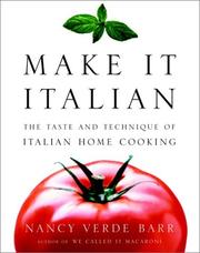 Cover of: Make It Italian  by Nancy Verde Barr