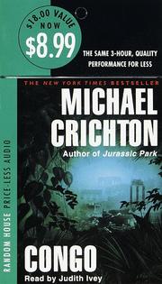 Cover of: Congo (Price-Less) by Michael Crichton