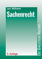 Cover of: Sachenrecht by Jan Wilhelm