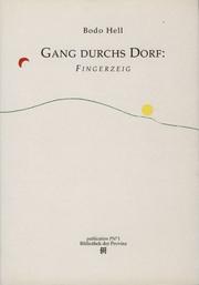 Cover of: Gang durchs Dorf: Fingerzeig