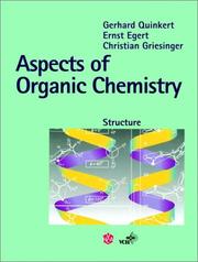Cover of: Aspects of Organic Chemistry: Structure