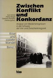 Zwischen Konflikt und Konkordanz cover