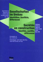 Cover of: Gesellschaften im Umbau by Kongress der Schweizerischen Sozialwissenschaften (1995 Bern, Switzerland)