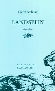 Cover of: Landsehn by Dieter Schlesak