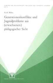 Cover of: Generationenkonflikte und Jugendprobleme aus (erwachsenen-)pädagogischer Sicht