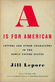 Cover of: A is for American by Jill Lepore