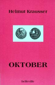 Cover of: Oktober by Helmut Krausser