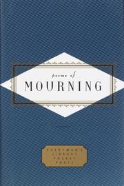Cover of: Poems of mourning