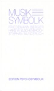 Cover of: Musiksymbolik by Berger, Friedemann