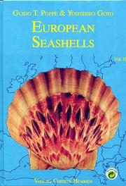 Cover of: European seashells by Guido T. Poppe
