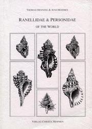 Cover of: Ranellidae & Personidae of the world