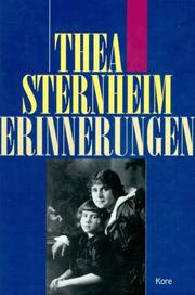 Cover of: Erinnerungen