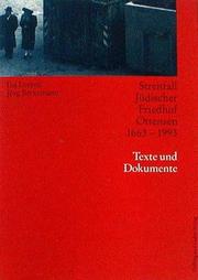 Cover of: Streitfall jüdischer Friedhof Ottensen by Ina Susanne Lorenz