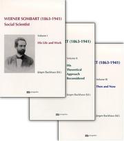 Cover of: Werner Sombart (1863-1941: Social Scientist