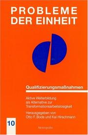 Cover of: Qualifizierungsmassnahmen: aktive Weiterbildung als Alternative zur Transformationsarbeitslosigkeit