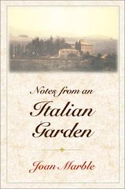 Cover of: Notes from an Italian Garden