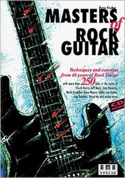 Cover of: Fischer : Masters of the Rock Guitar (Book/CD Set)