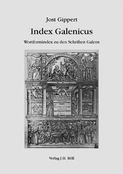 Cover of: Index Galenicus: Wortformenindex zu den Schriften Galens