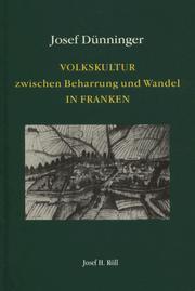 Cover of: Volkskultur in Franken: zwischen Beharrung und Wandel