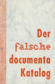 Cover of: Der falsche documenta Katalog