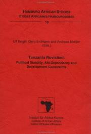 Cover of: Tanzania revisited by Ulf Engel, Gero Erdmann, Andreas Mehler, (Eds.).