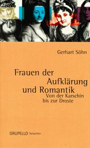 Cover of: Frauen der Aufklärung und Romantik: von der Karschin bis zur Droste