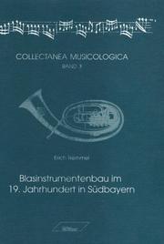 Cover of: Blasinstrumentenbau im 19. Jahrhundert in Südbayern