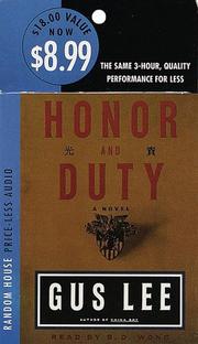 Cover of: Honor & Duty by Gus Lee