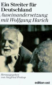 Ein Streiter für Deutschland by Wolfgang Harich-Gedenk-Kolloquium (1996 Berlin, Germany)