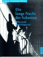Cover of: Die lange Nacht der Schatten by Barbara Steinbauer-Grötsch