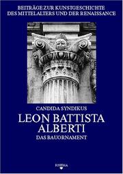 Cover of: Leon Battista Alberti: das Bauornament