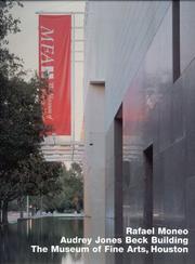 Cover of: Rafael Moneo: Audrey Jones Beck Building, Museum of Fine Arts, Houston: Opus 36 series (Opus)