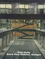 Cover of: Peter Kulka: Bosch-Haus Heidehof, Stuttgart, Series Opus 55 (Opus)
