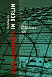 Cover of: Neue Bahnhöfe in Berlin